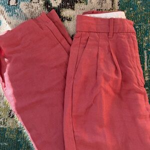 Wilfred Linen Effortless Pant in Warm Sienna